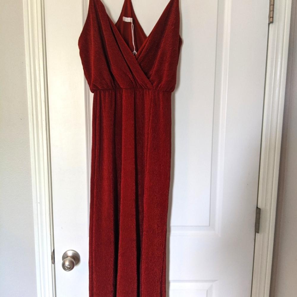 NWT Lush Red crush  racerback Maxi